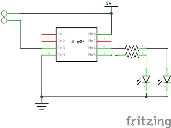 ATTiny85 schem